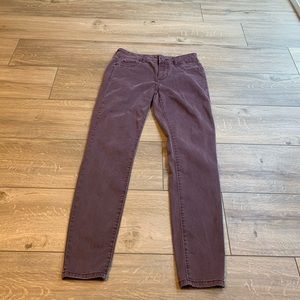 Like new Maurices purple jeans